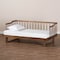 Baxton Studio Muriel Walnut Wood Expandable Twin Size to King Size Spindle Daybed 167-10739 - alternate 9